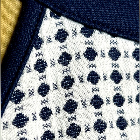NWT Speechless White & Navy Blue Knit Dress - Picture 5 of 7